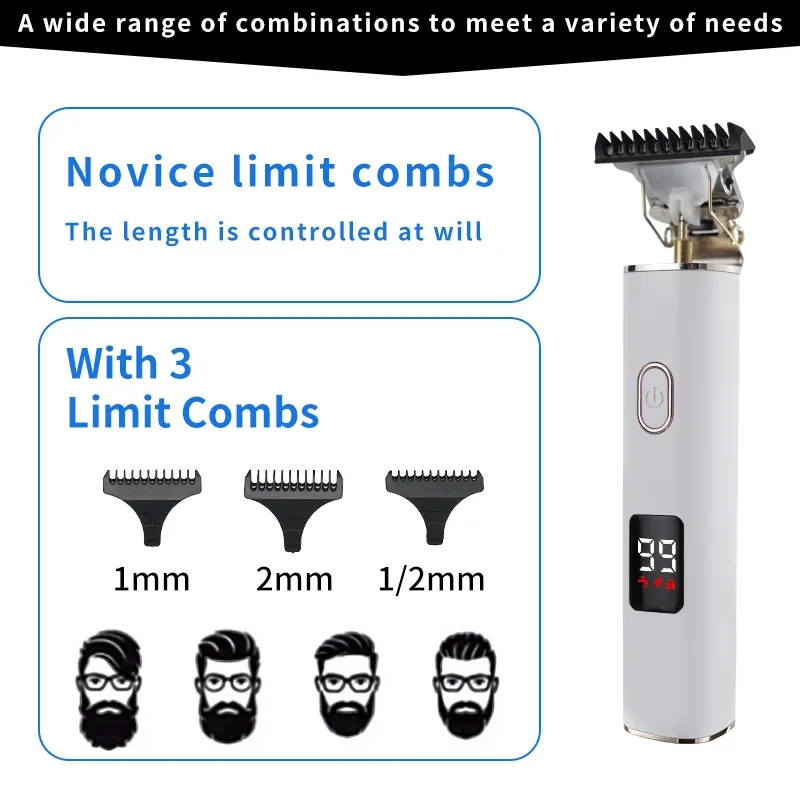 Wireless High Quality Zero Gapped Sharpening Machine Hair Cut Machine Professional Hair Cutting Equipment Hair Trimmer