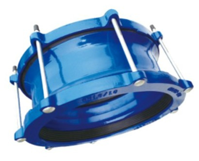 DIN BS Jrs DN250 10" Universal Wide Range Flexible Ductile Iron Straight Coupling