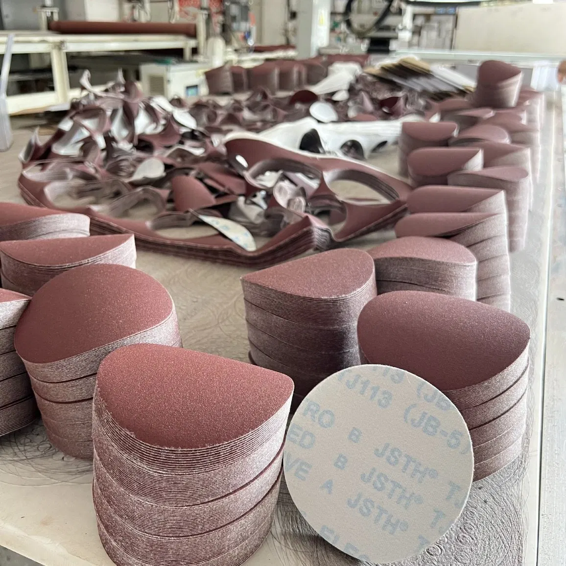 Flocking Sandpaper 5-Inch 125 Air Mill Circular Dry Sanding Cloth