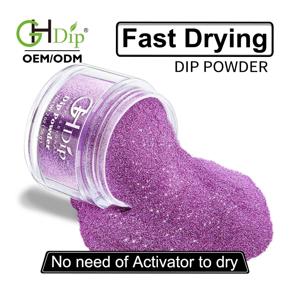 Glitter Nail Fast Drying Dipping Powder Colors Acrylic DIP Nail Art