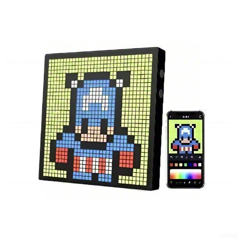 Versatile DIY Pixel Screen with Modular Spliceable Design