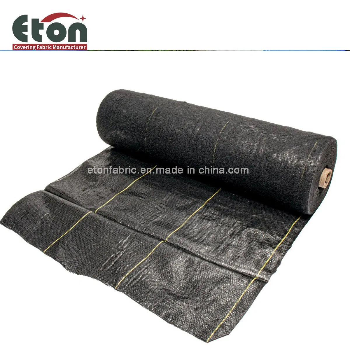 100GSM 3.25X100m PP Woven Black Landscape Weed Barrier for Outdoor Garden