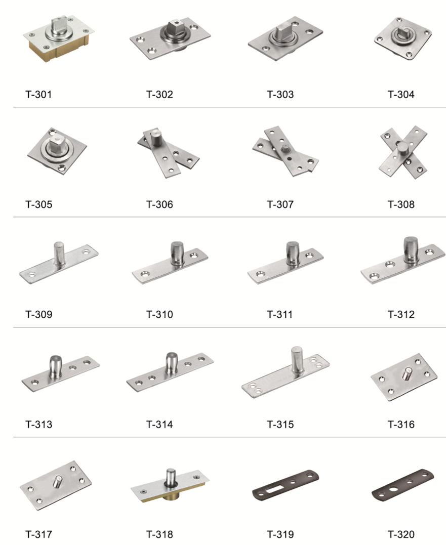 Office or Market Door Hydraulic Glass Door Pivot Patch Fitting Door Hinge