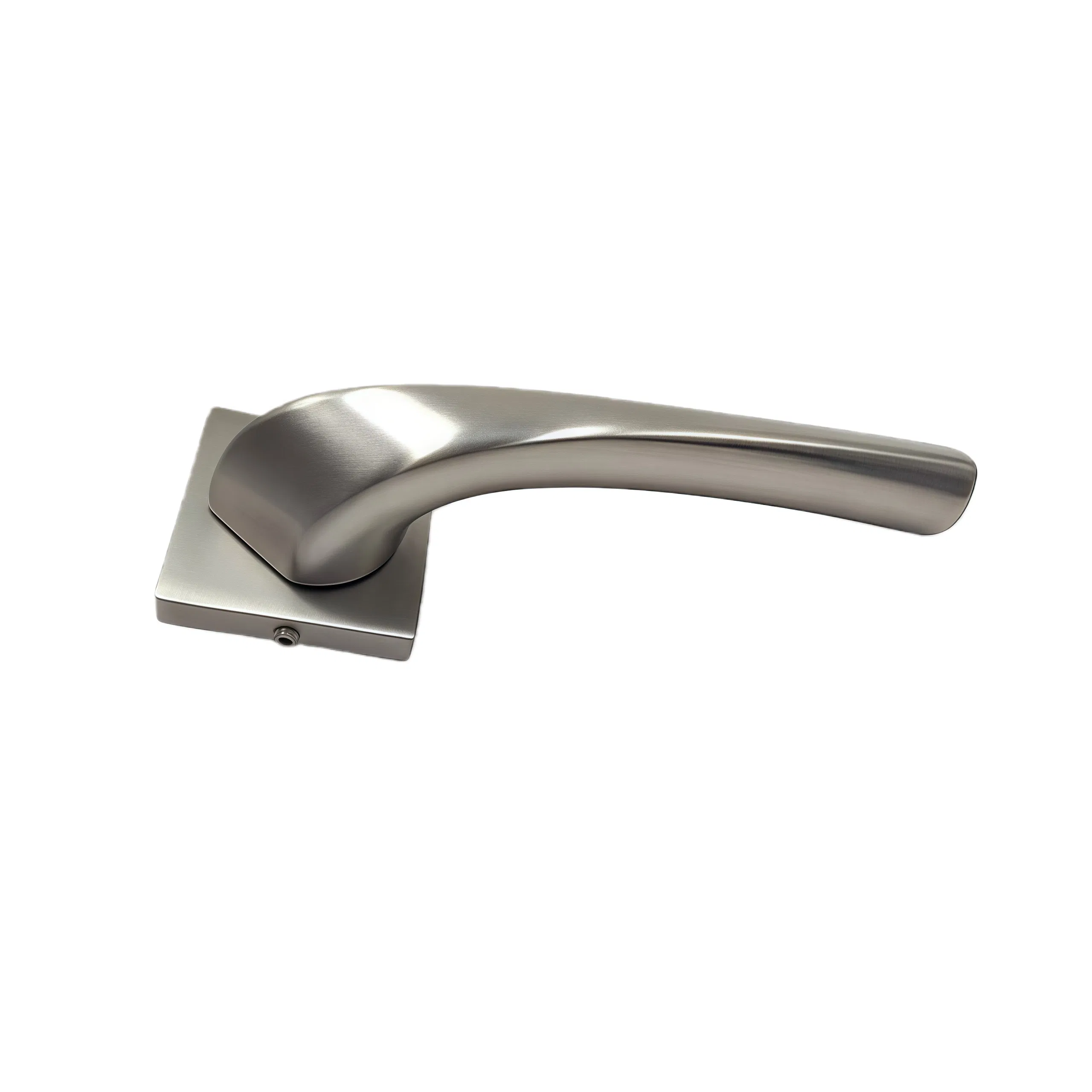Factory Price New Design Contemporary Zinc Alloy Thick Door Lock Handle Sets Mortise Silent Door Handle for House