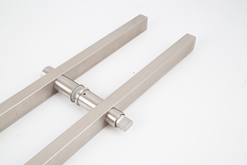 European Hot Selling Stainless Steel Glass Door Pull Handle with Lock Wholesale and Manufacturer