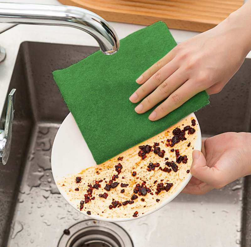Wholesale Nonwoven Kitchen Cleaning Cloth for Dishwashing