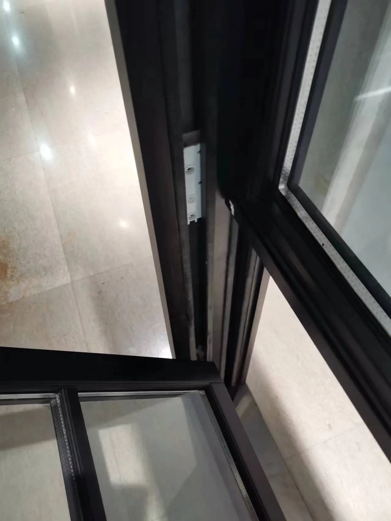  Tilt Hurricane Soundproof Black American Standard Wooden Double Hung Windows, American Style Hung Window with Tilt