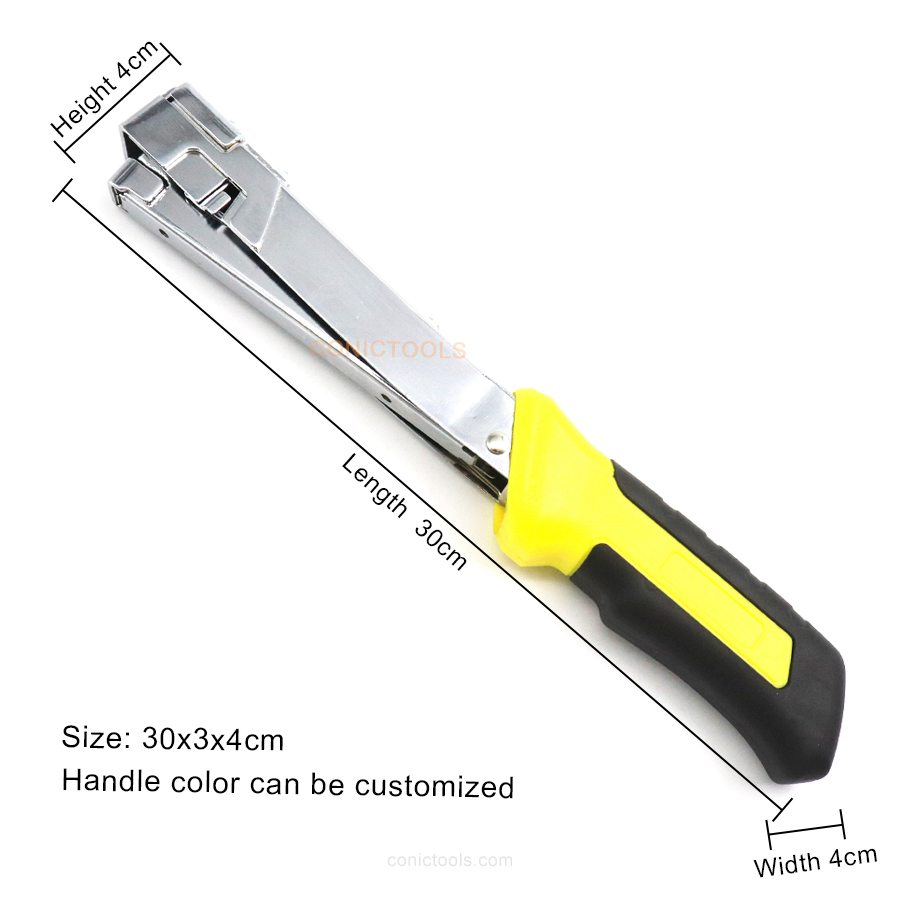 Woodworking 6-10 mm Stapler Heavy Duty Manual Nail Staple Gun Stapler Hammer for Wood Furniture
