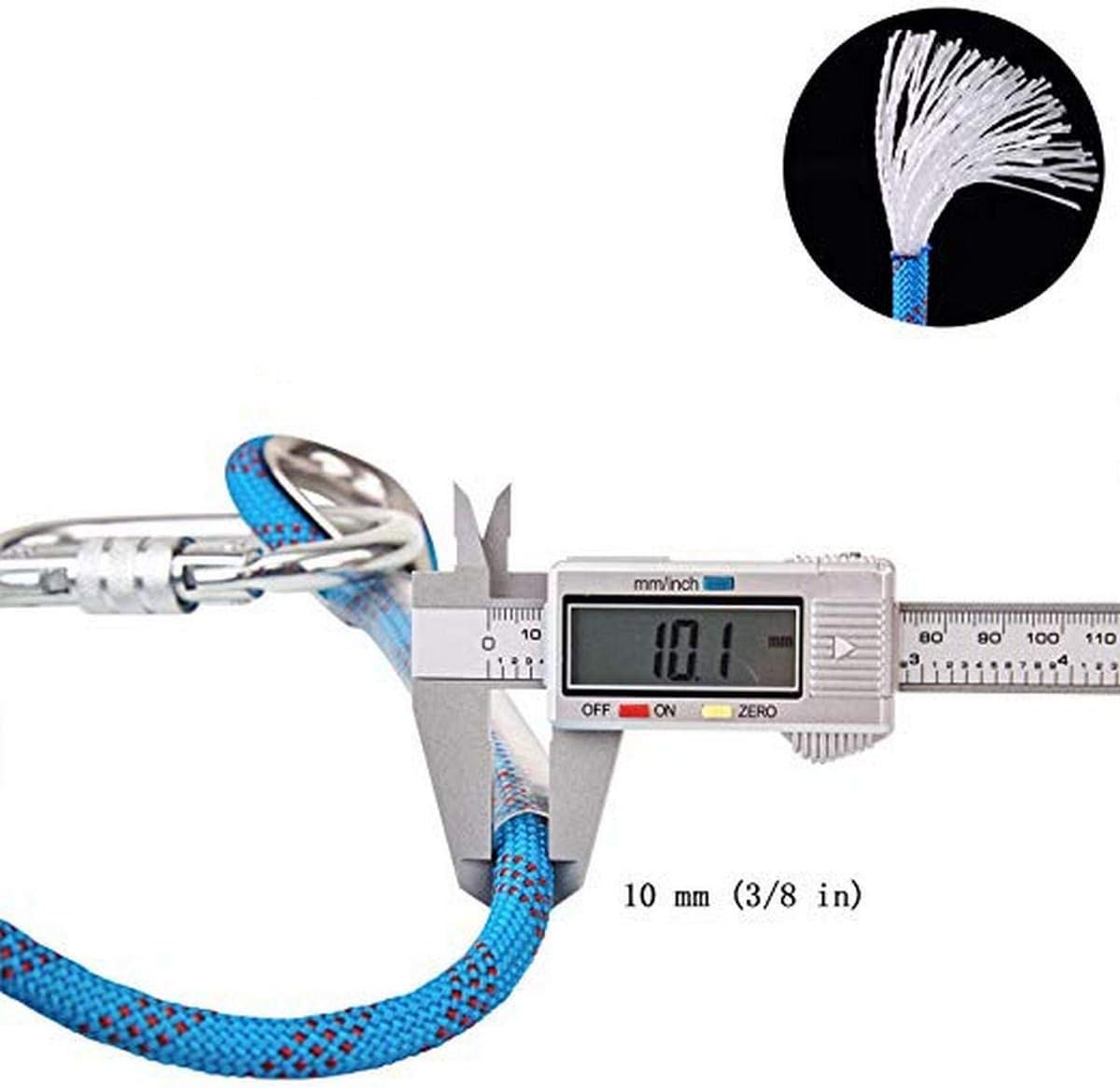 Веревка альпинистская нейлоновая 8-20 мм для скалолазания