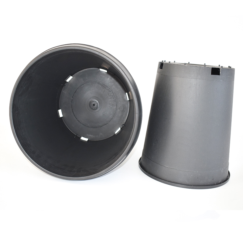 Supply Gallon Pots Black Plastic Nursery Flower Pot Plant Planter Pot