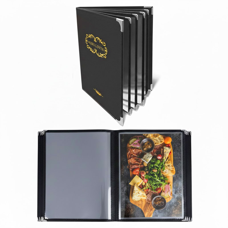 High-Quality Menu Cover for Menu Booklets, Menu Sleeves for Restaurants