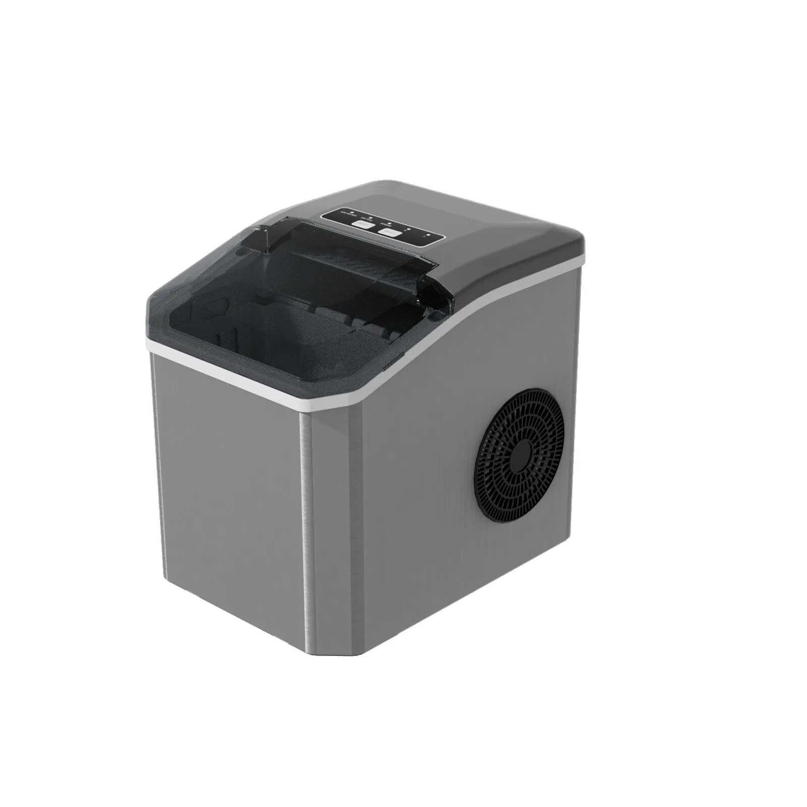 Stainless Steel Housing Bullet Ice Maker with 1.3L Water Tank