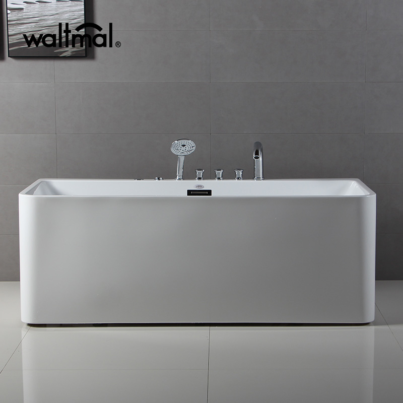 Встраиваемая ванна Waltmal с гидромассажем
