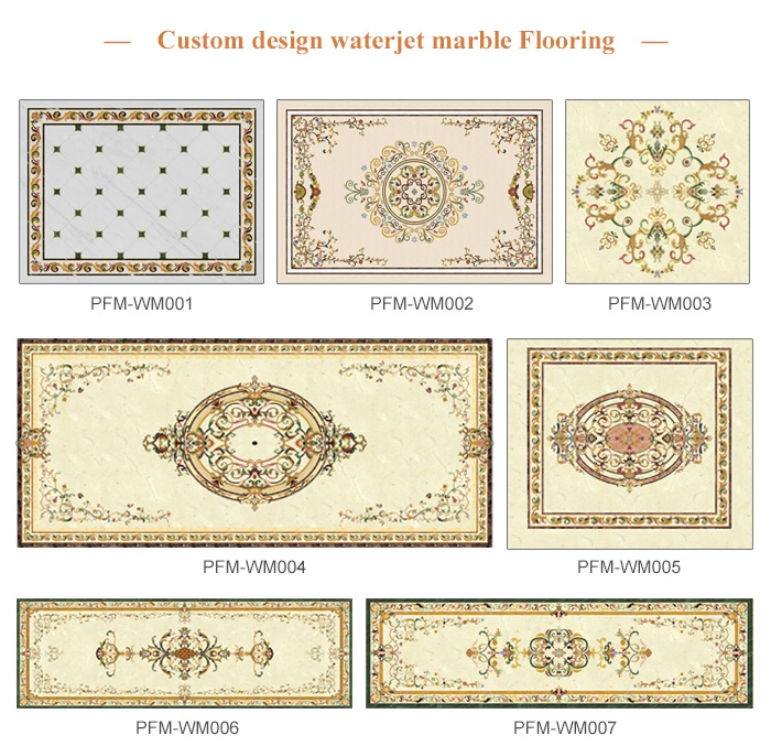 Decorative Marble Water Jet Design