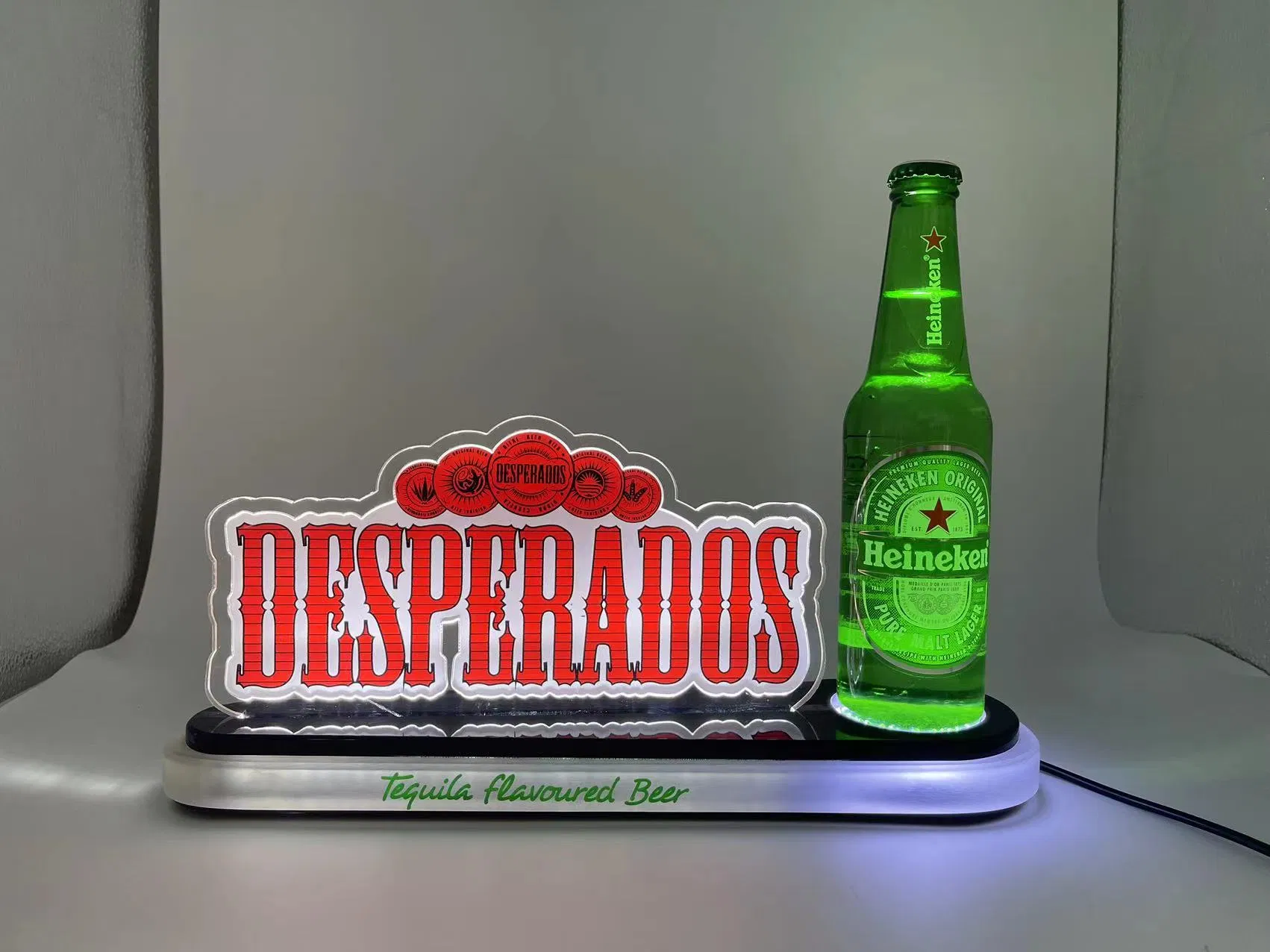 Customize LED Light Bottle Glorifier Display Racks