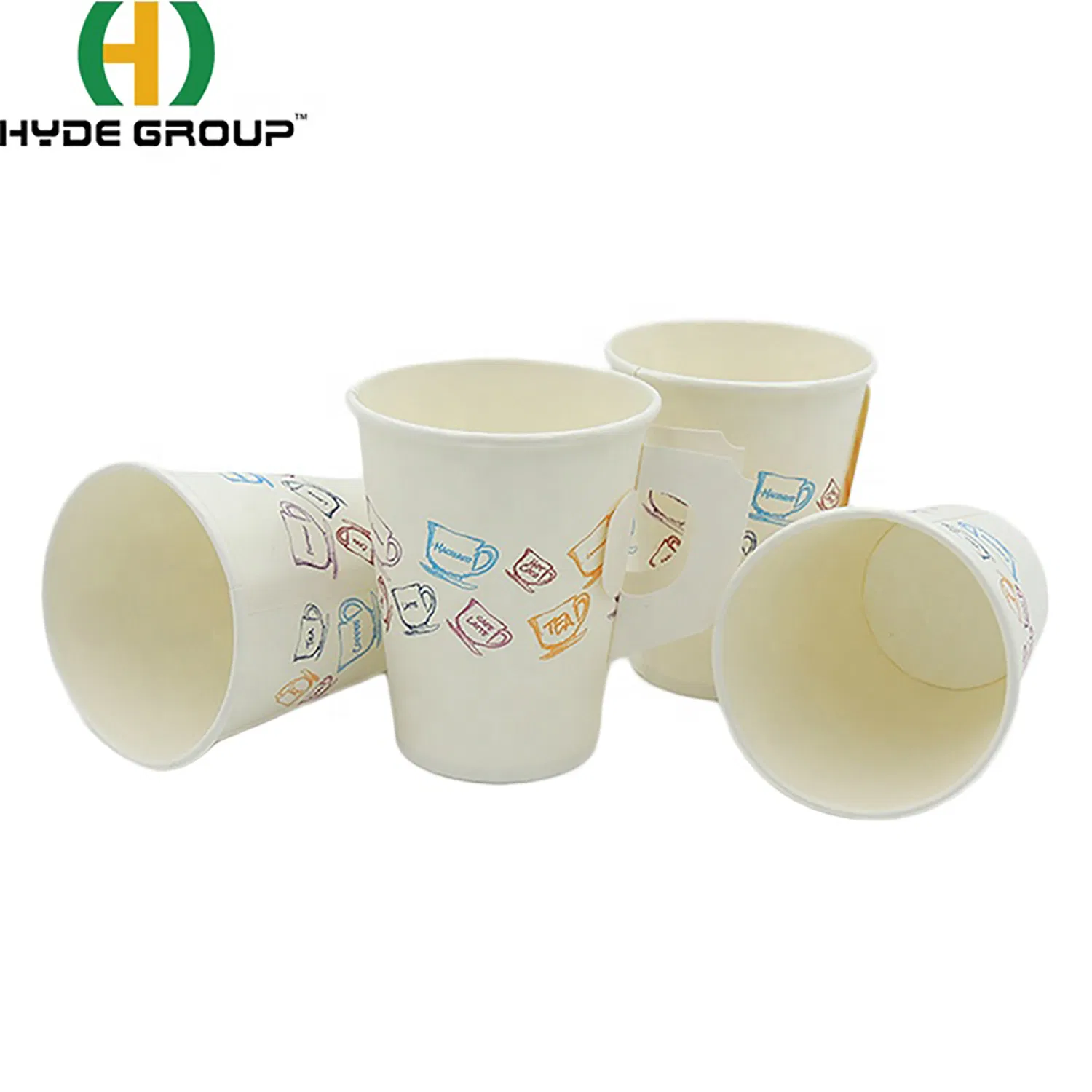Disposable Beverage Use Handle Style Paper Cup with Handle
