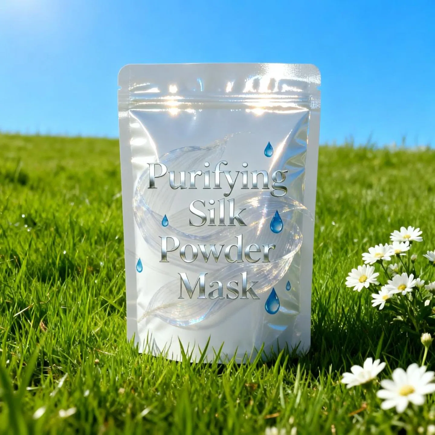 Collagen Infused Sodium Alginate and Xanthan Gum Face Mask for Fine Line Reduction and Firmness