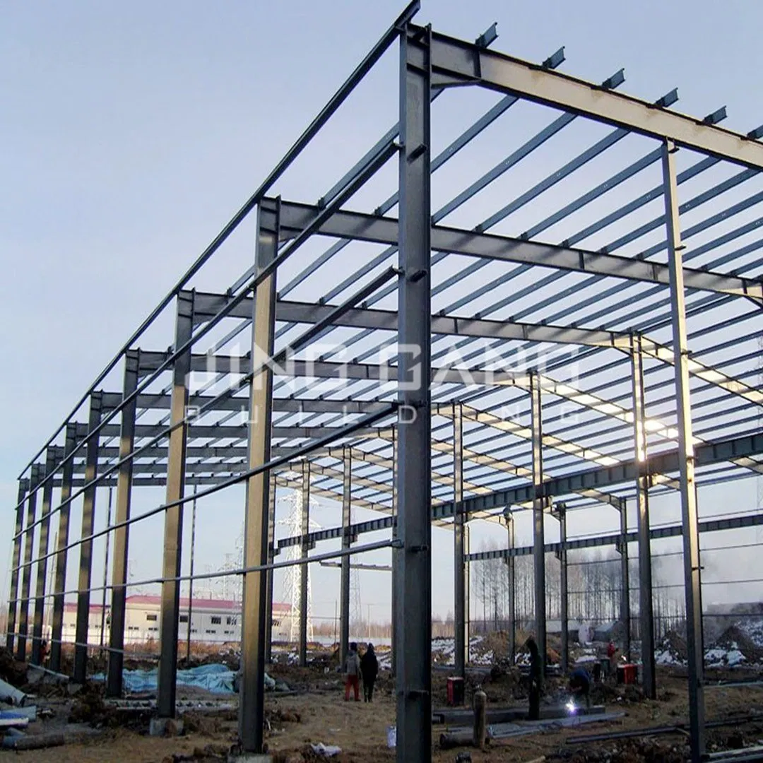 Industrial Long Span Metallic Large Scale Prefabricated Building with Metal Steel Structure