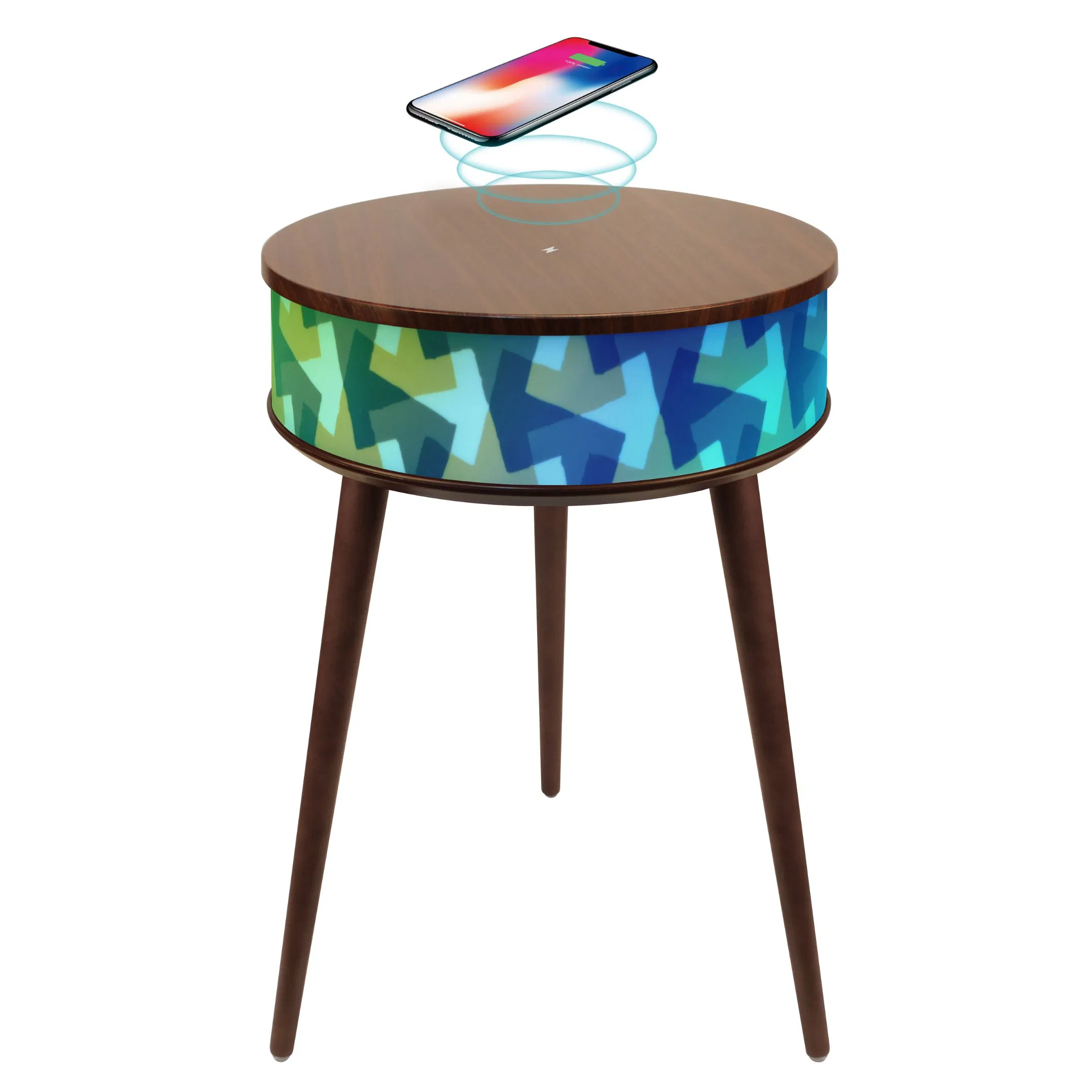 Hot-Selling Coffee Table with Large Storage Bluetooth Speakers and Wireless Charging Smart Furniture