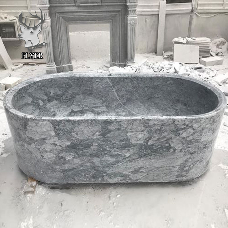 Мраморная ванна Carrara White