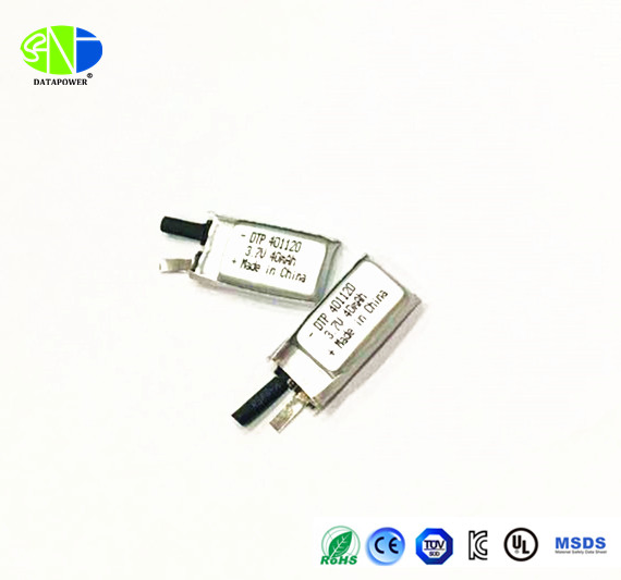 3.7V Rechargeable Mini 45mAh Battery 401120 for Small Electronics
