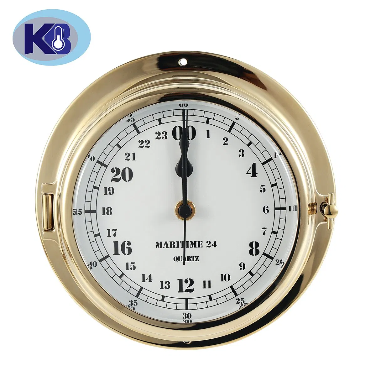 Premium Nautical Clinometer Tool in Elegant Polished Brass and Chrome Finish