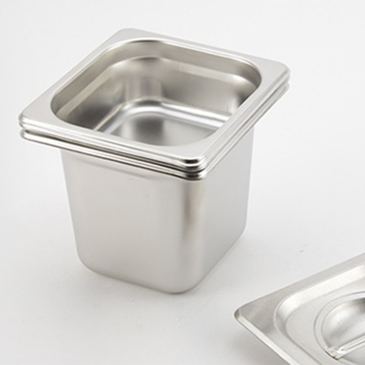 OEM Manufacturer Commerical Restaurant 1/6 20 Cm Gn Pan Gastronorm Container