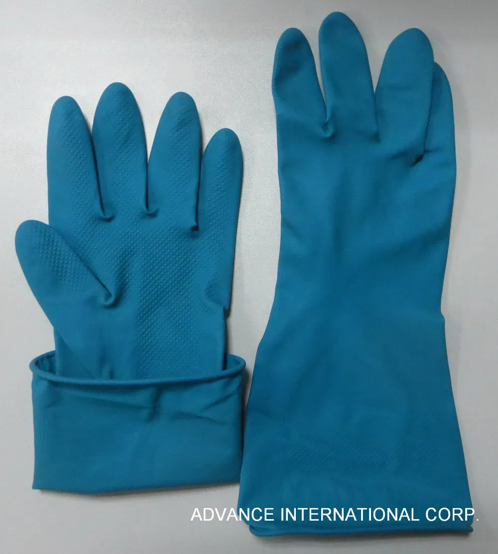 China Manufacturer Natural Latex Household Gloves for Cleaning Purpose