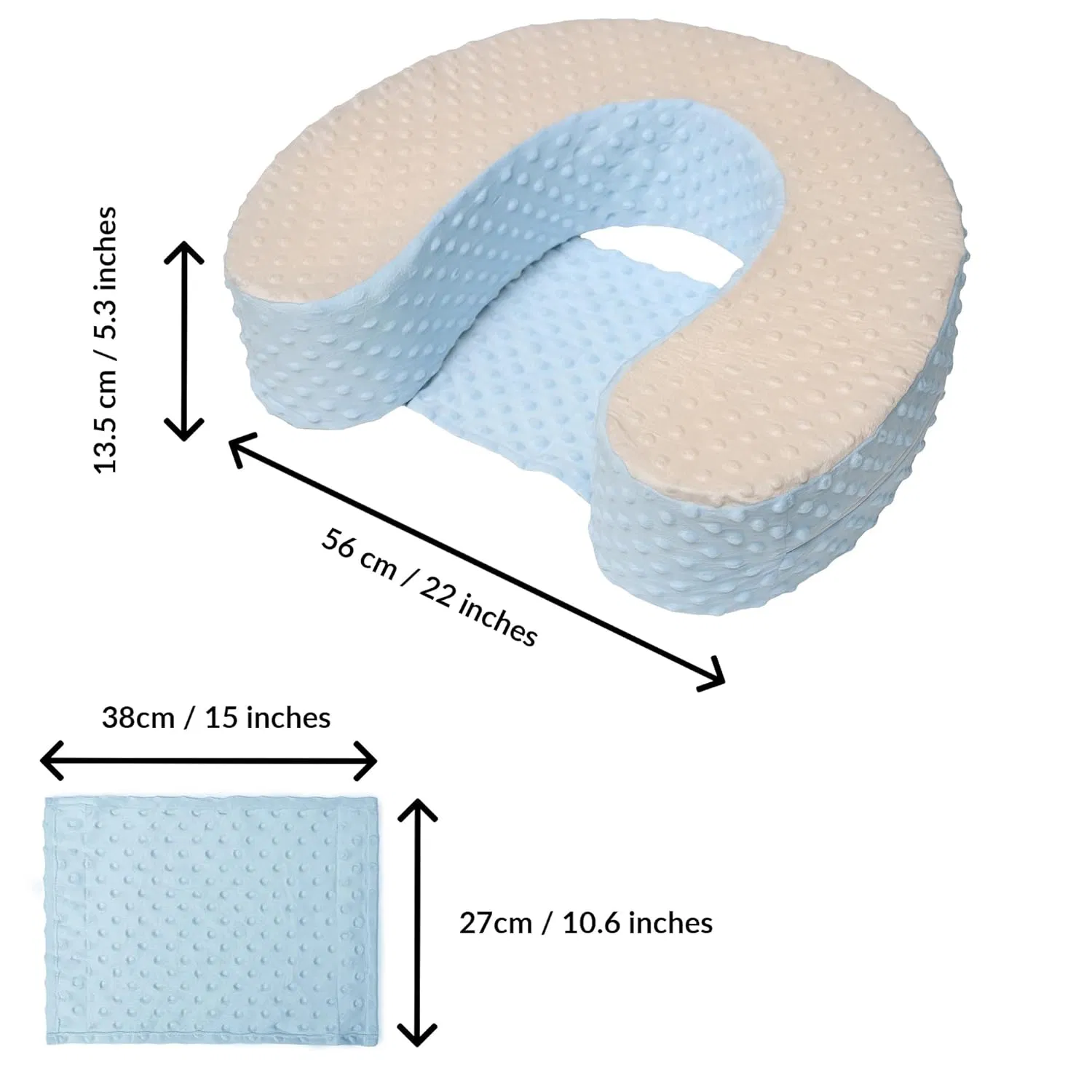 Tenderplayful Custom Comfortable Baby Sit up Pillow for Safe Early Sitting and Playtime