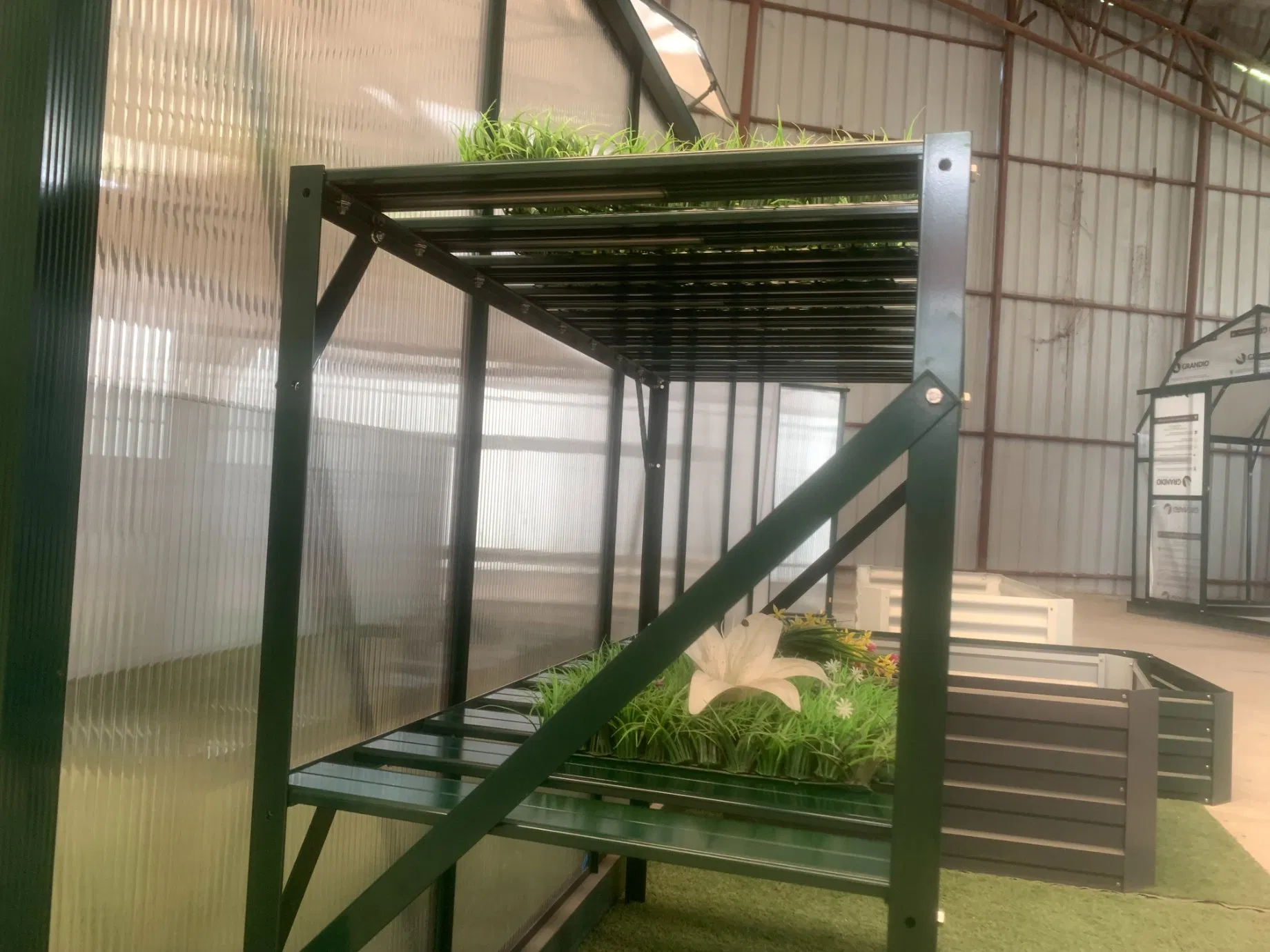 Two-Wheels Flowers Potting Bench Table Stand Rdbw070580