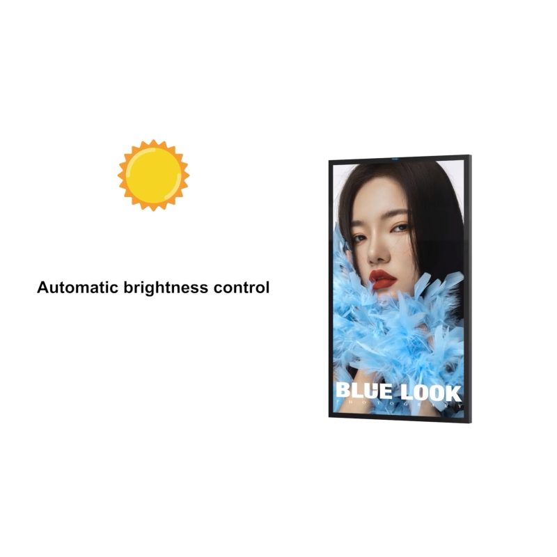 65-дюймовый уличный LCD-дисплей IP65 высокой яркости