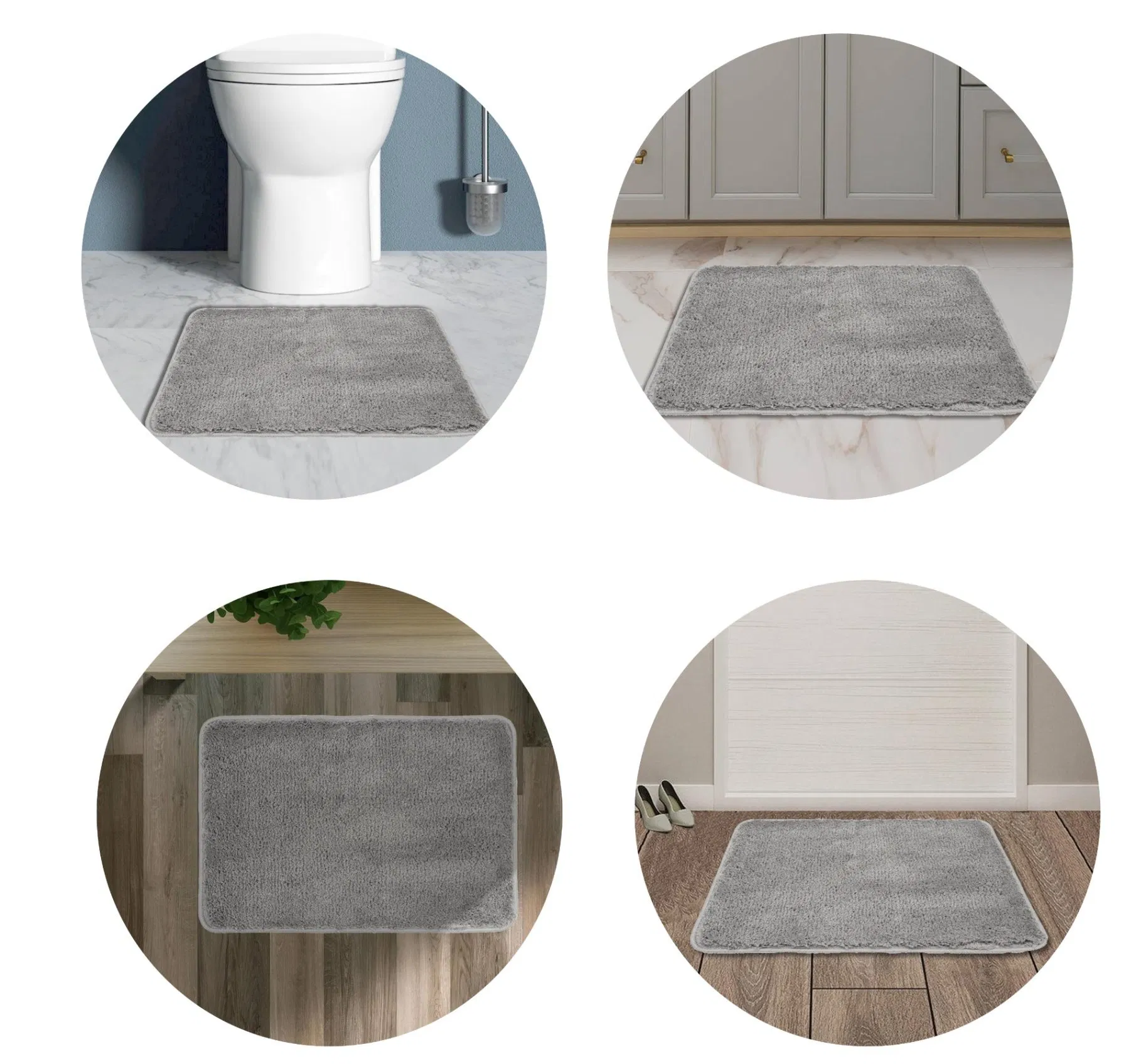 Home Microfiber Floor Mat, Non Slip Washable Entryway Rug Indoor Door Mat, Absorbent Entry Way Shoe Mat, Door Mats Indoor Entrance