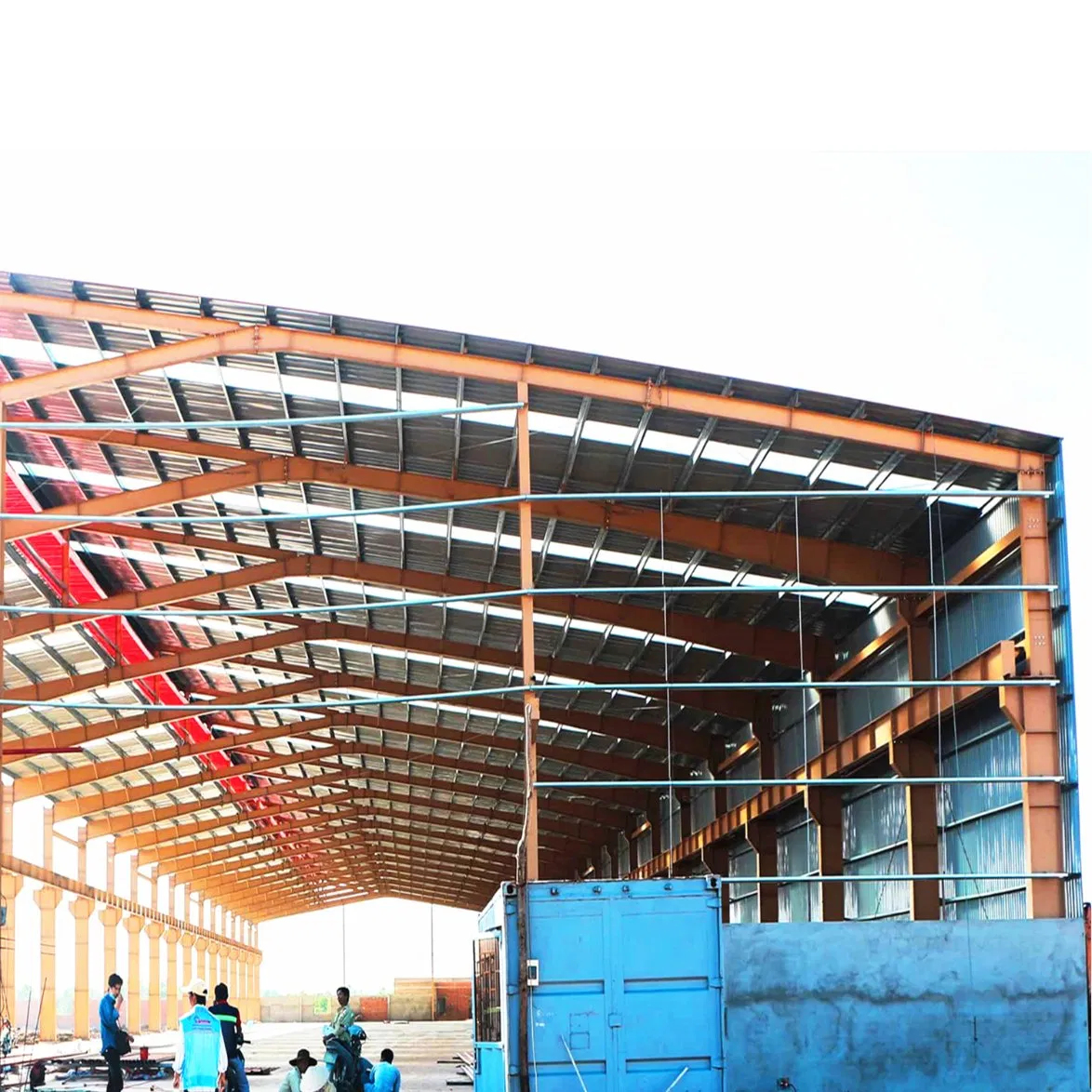 Professional Design of Large-Span Industrial Plants, Steel Structure Factory Workshops