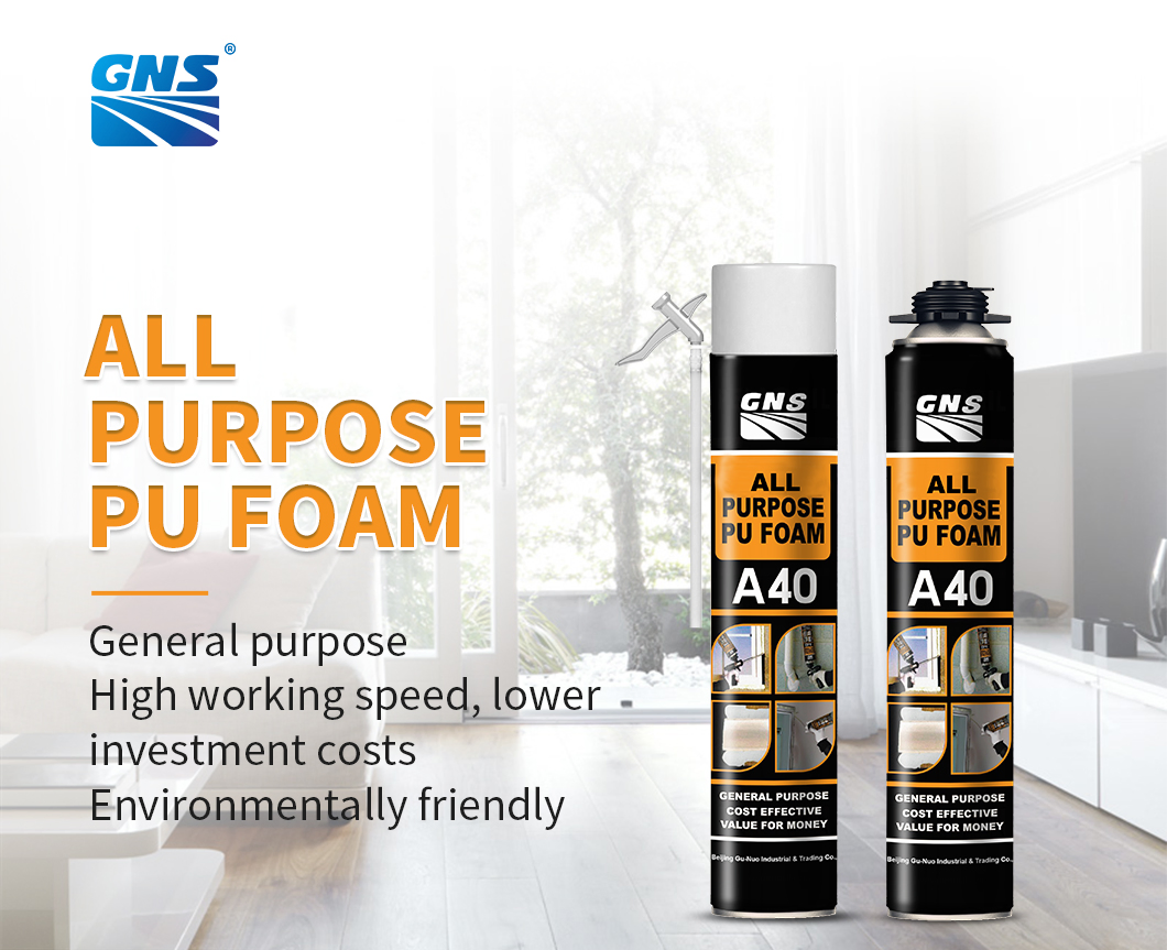 OEM Factory Waterproof Expanding PU Sealant Spray Filling Polyurethane Foam 750ml PU Foam