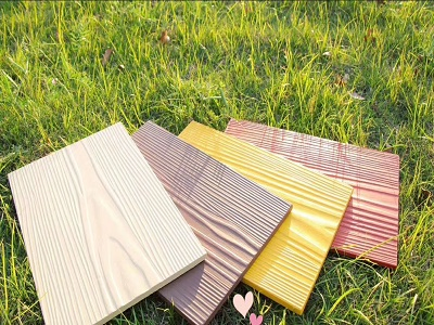 Wood Grain Cement Board for Prefabricated Houses Steel Structure