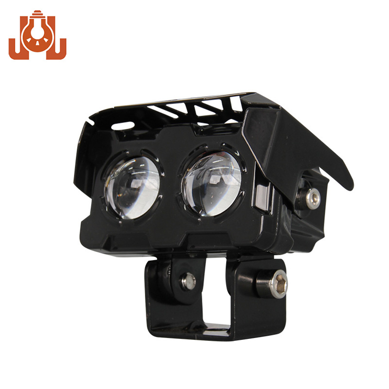 Двухцветная светодиодная фара-противотуманка для мотоцикла