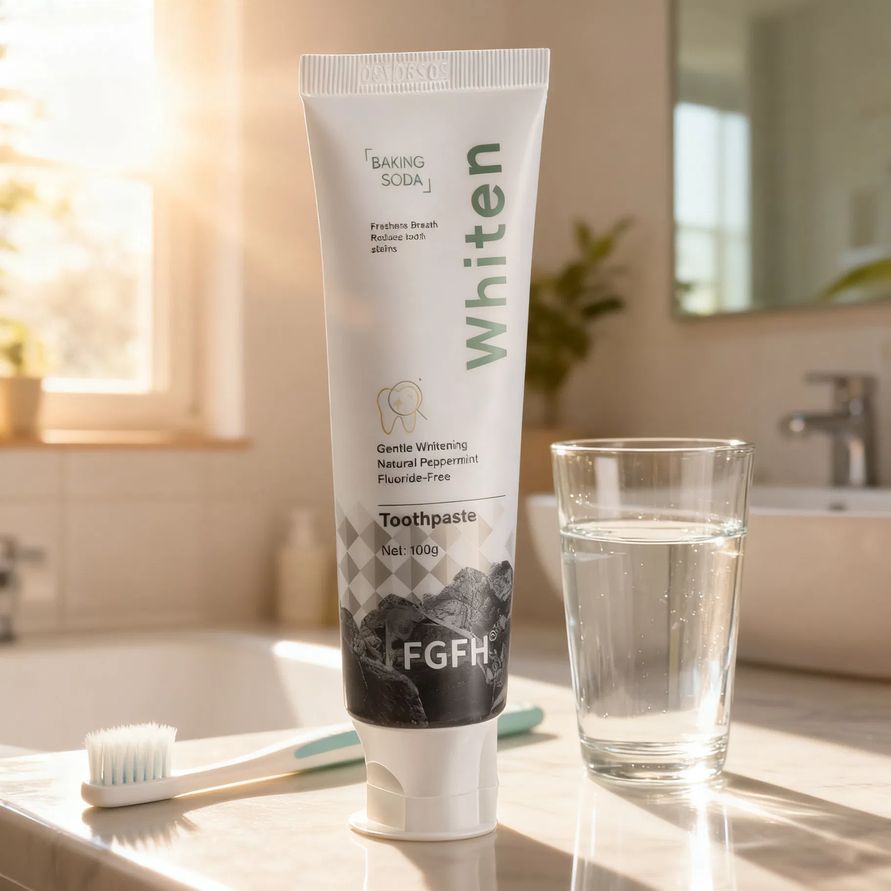Отбеливающая зубная паста FGFH с содой, 100г