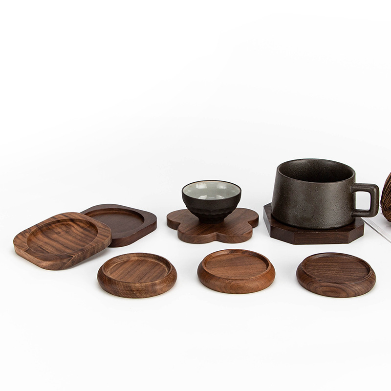 Walnut Frame with Perforated Wooden Base Cushion Mat