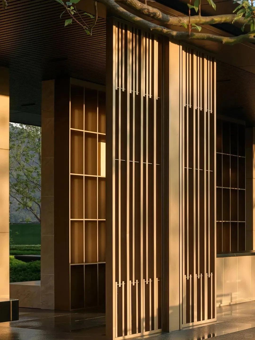 Outdoor Decorative Metal Screen Restaurant Stainless Steel Partitions