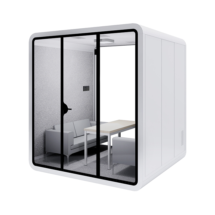 Wooden Telephone Booth Sound Insulation Pod for Live Webcasting Vocal Music Studio Private Silence Space