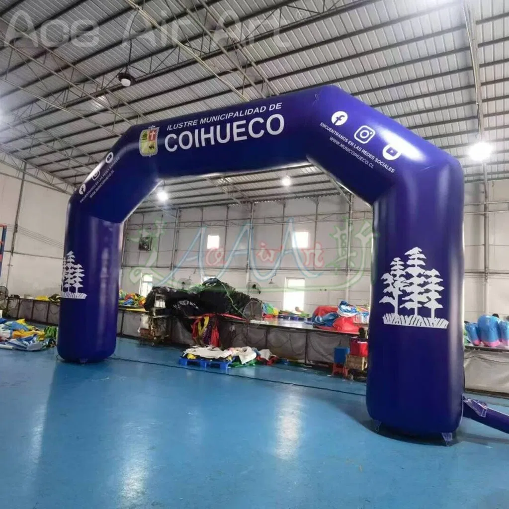 PVC Outdoor Inflatable Entrance Arch Inflatable Race Start Finish Line Arch for Advertising Event