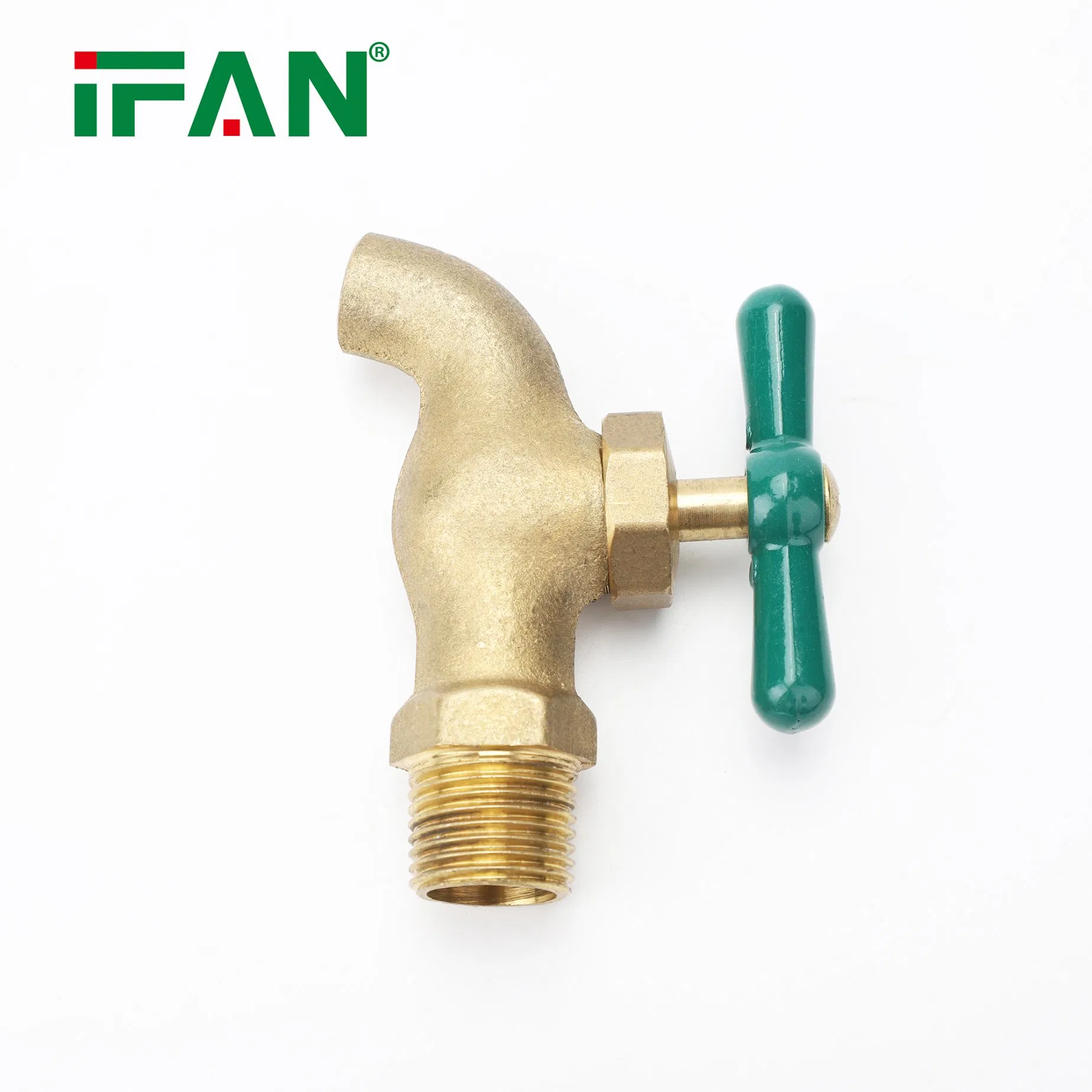 Латунный кран IFAN для воды 1/2" наружный