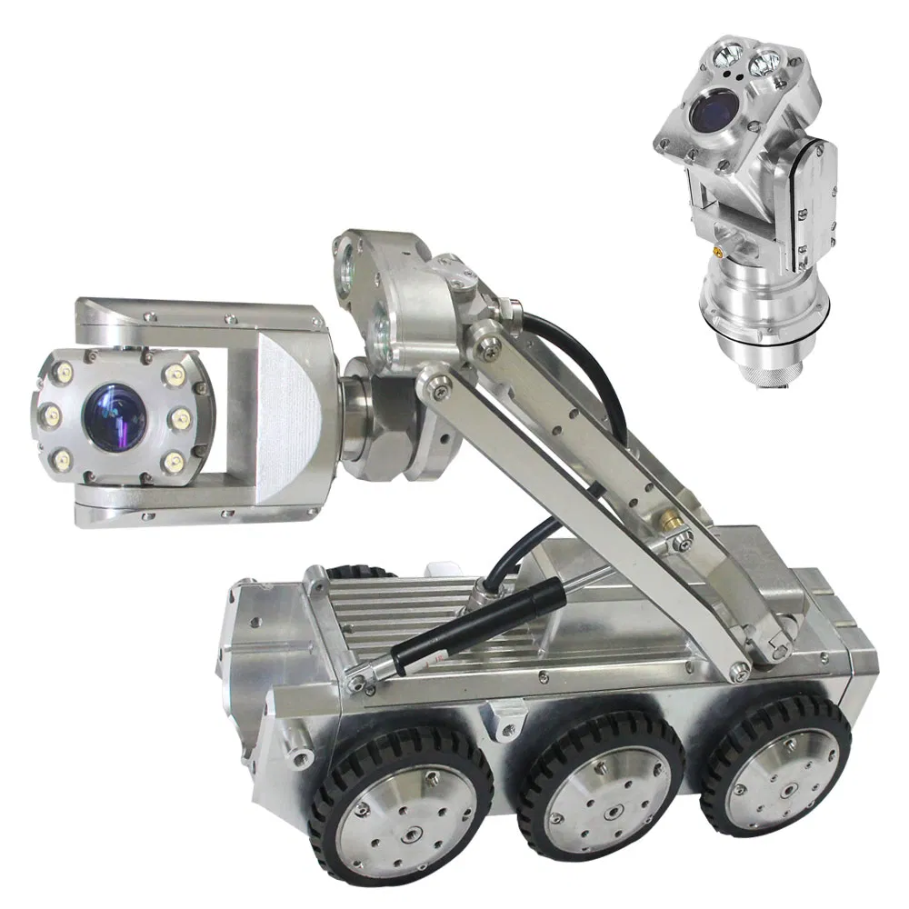 Видеокамера для инспекции труб с DVR и счетчиком