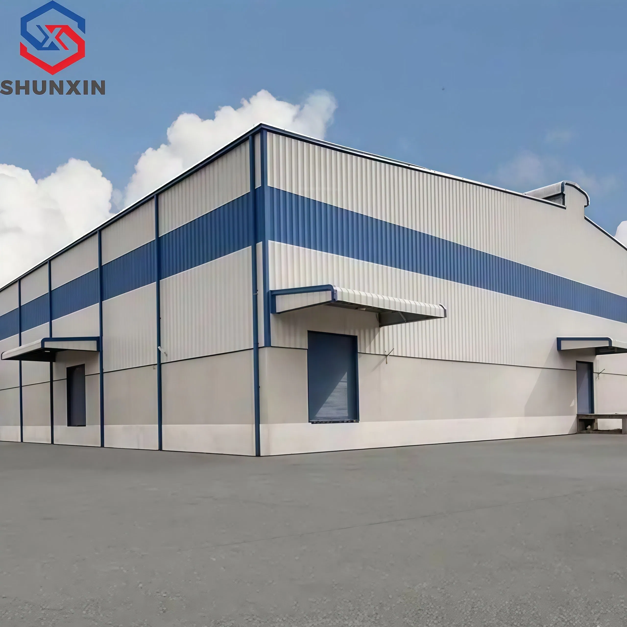 Hot-DIP Galvanized Metal Frame Warehouse Durable Prefabricated Workshop Steel Structure Building Shed