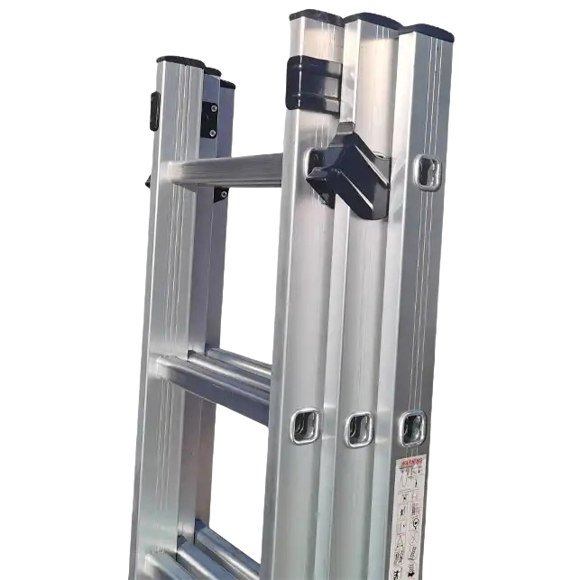 3-Section Aluminum Telescopic Straight Ladder