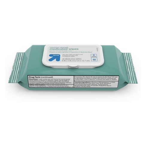 Septic Safe Witch Hazel Hemorrhoid Treatment Medicated Hemorrhoidal Wipes