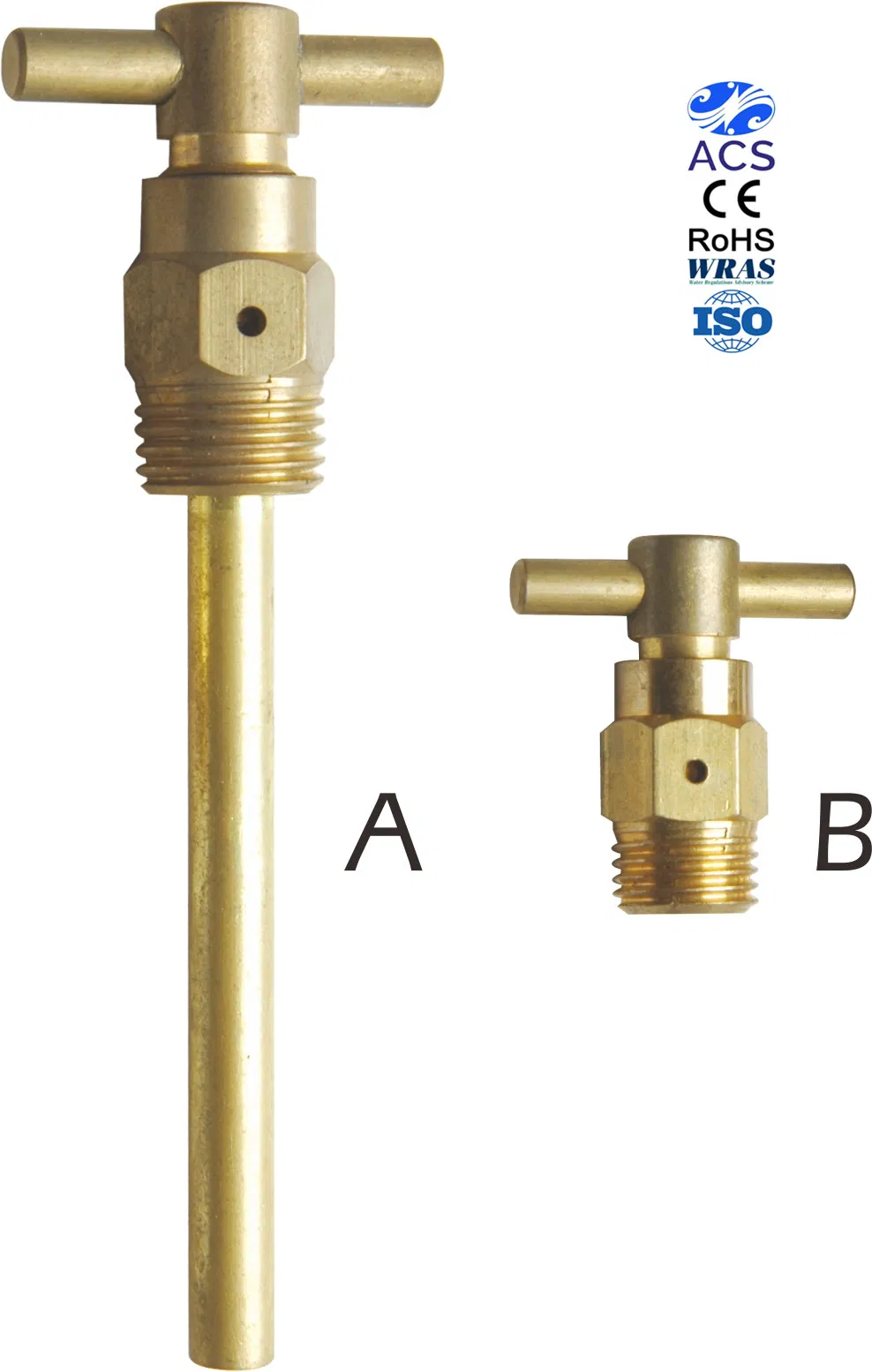 Brass Drain Vent for Radiator