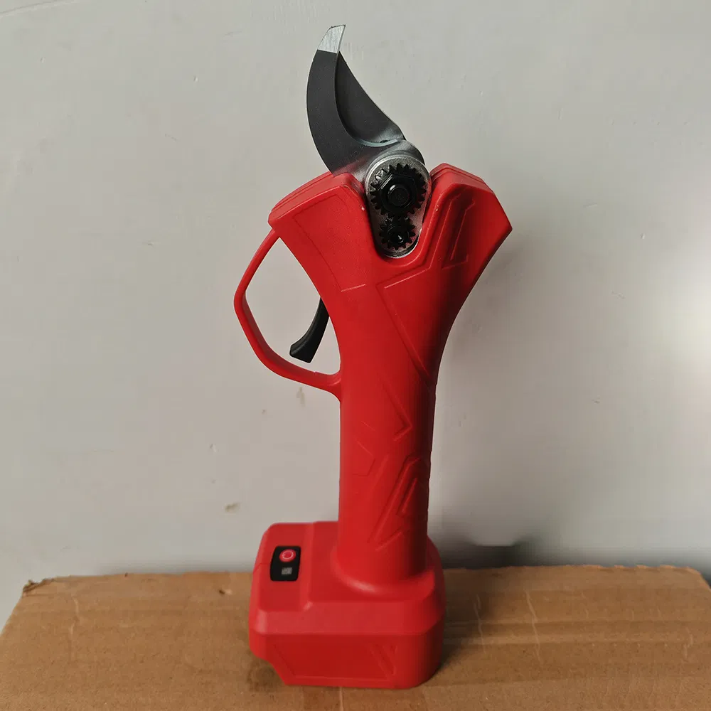Portable Lithium Electric Rechargeable Scissors Pruning Shears Tree Garden Trimming 21V Brushless Pruner