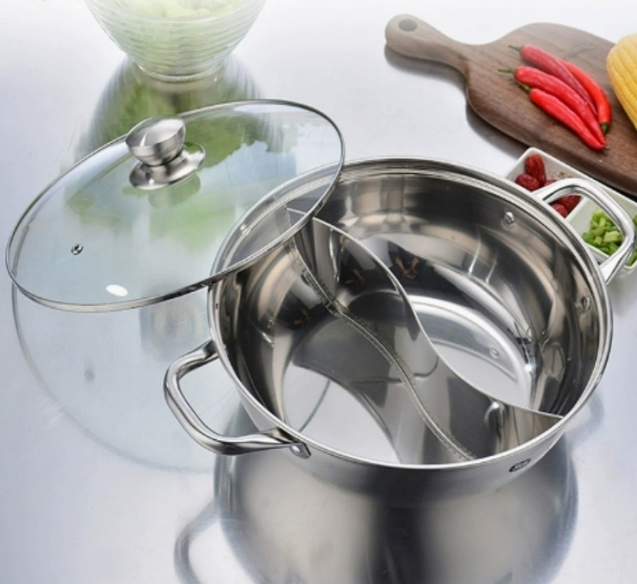 Single-Cell and Two Grid Large-Capacity Stainless Steel Hotpot