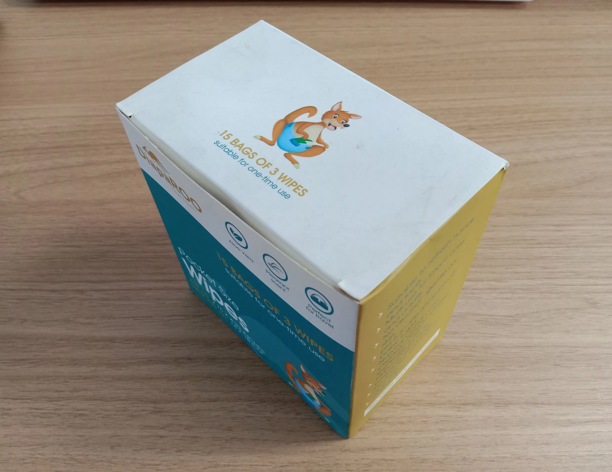 Cheap Wholesale 3PCS Individual Packing Portable Boxed Cleaning Baby Wet Wipe